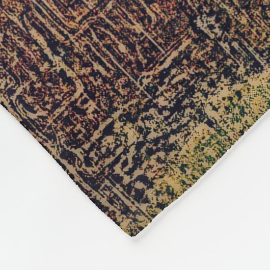 Alter Grunge Hintergrund oder gealterte Shabby-Tex Fleecedecke (Ecke)