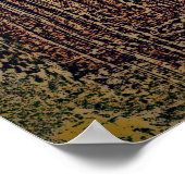 Alter Grunge Hintergrund oder gealterte Shabby-Tex Poster (Ecke)