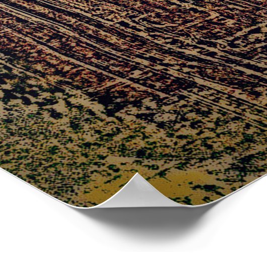 Alter Grunge Hintergrund oder gealterte Shabby-Tex Poster (Ecke)