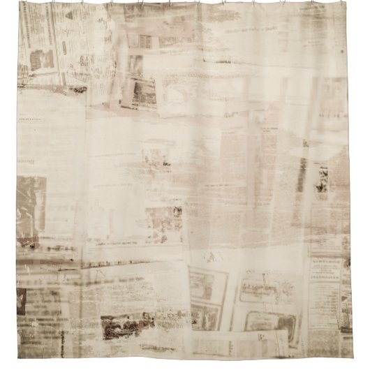Alter grungy Papier Textur Hintergrund. Duschvorhang (Vorderseite)