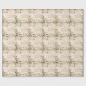 Alter grungy Papier Textur Hintergrund. Geschenkpapier (Flach)