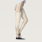 Alter grungy Papier Textur Hintergrund. Leggings (Rechts)