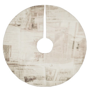 Alter grungy Papier Textur Hintergrund. Polyester Weihnachtsbaumdecke