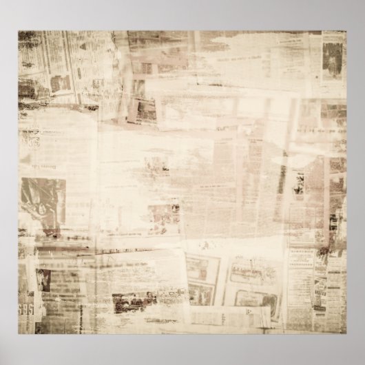 Alter grungy Papier Textur Hintergrund. Poster (Vorne)