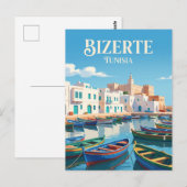 Alter Hafen, Bizerte Tunesien Postkarte (Vorne/Hinten)