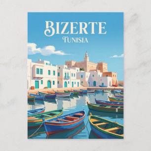 Alter Hafen, Bizerte Tunesien Postkarte