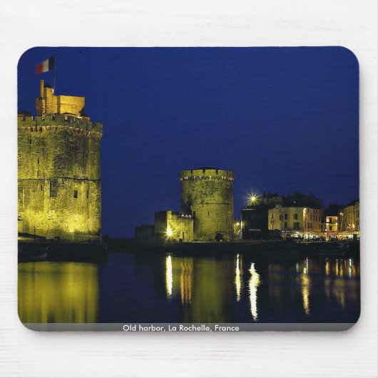 Alter Hafen, La Rochelle, Frankreich Mousepad (Vorne)