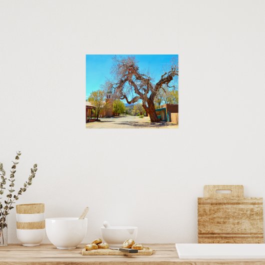 Alter Hängebaum, Cerrillos, New Mexico Poster (Küche)