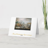 Alter Hauptweihnachtskarte Feiertagskarte (Rückseite)