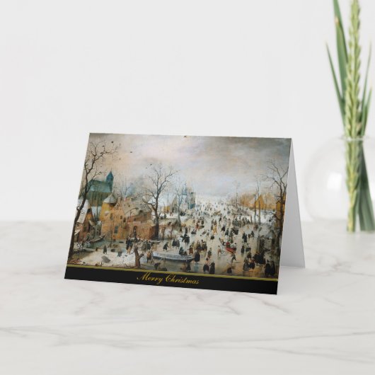 Alter Hauptweihnachtskarte Feiertagskarte (Vorderseite)