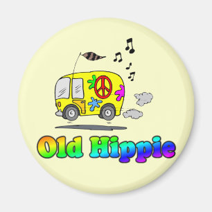 Alter Hippie-Bus-Magnet Magnet