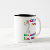 Alter Hippies Zweifarbige Tasse (VorderseiteRechts)