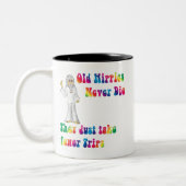 Alter Hippies Zweifarbige Tasse (Links)