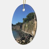 Alter historischer Standort San Juan Keramik Ornament (Links)