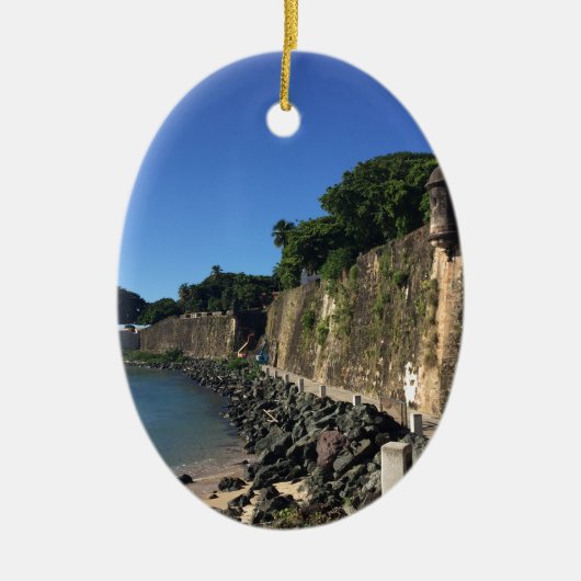 Alter historischer Standort San Juan Keramik Ornament (Vorne)