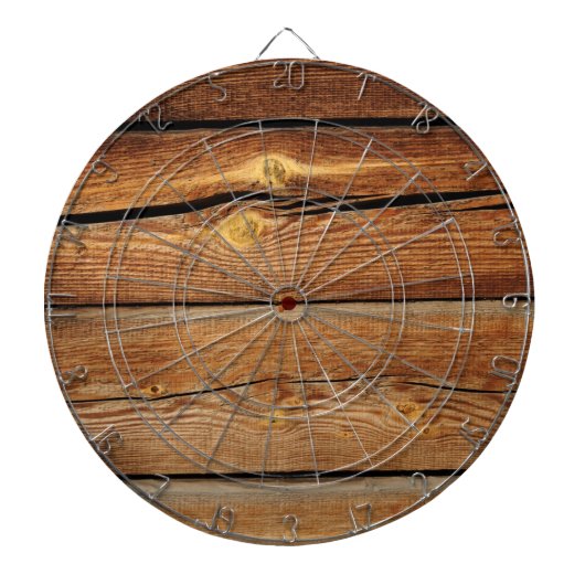 Alter Holz Hintergrund Dartscheibe (vorne)