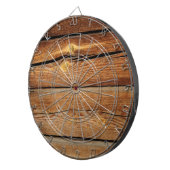 Alter Holz Hintergrund Dartscheibe (Vorderseite rechts)