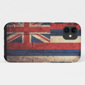 Alter hölzerner Hawaii-Flagge iPhone 5 Fall Case-Mate iPhone Hülle (Rückseite (Horizontal))