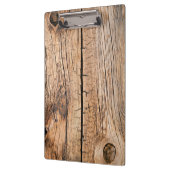 Alter hölzerner Hintergrund Klemmbrett (Links)