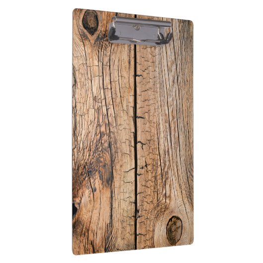 Alter hölzerner Hintergrund Klemmbrett (Rechts)