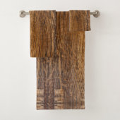 Alter hölzerner Kornblick Badhandtuch Set (Insitu)