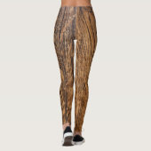 Alter hölzerner Kornblick Leggings (Rückseite)