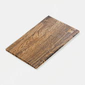 Alter hölzerner Kornblick Post-it Klebezettel (angewinkelt)