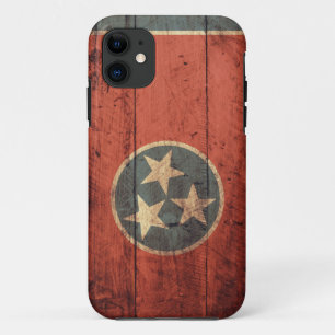 Alter hölzerner Tennessee-Flagge iPhone 5 Fall Case-Mate iPhone Hülle