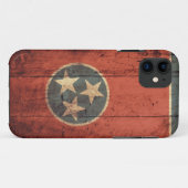 Alter hölzerner Tennessee-Flagge iPhone 5 Fall Case-Mate iPhone Hülle (Rückseite (Horizontal))