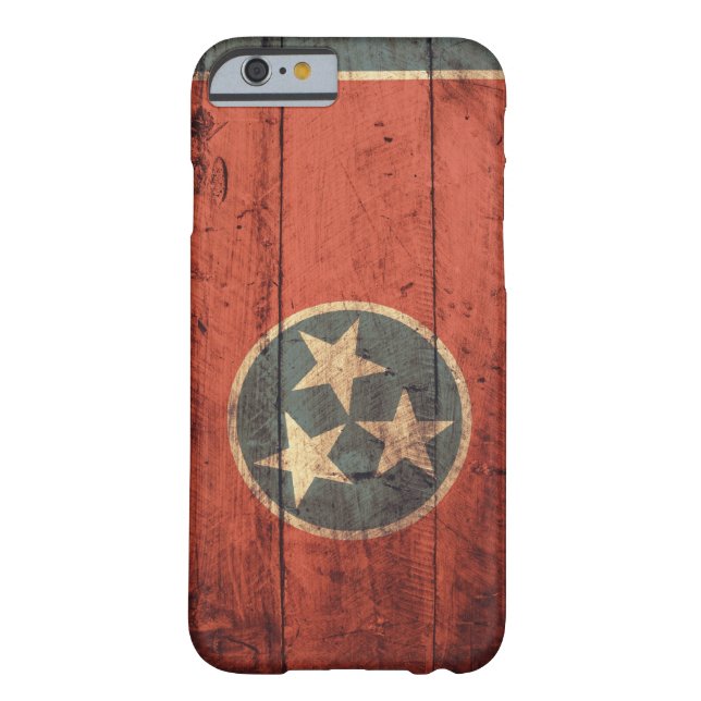 Alter hölzerner Tennessee-Flagge iPhone 6 Fall Case-Mate iPhone Hülle (Rückseite)