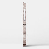 Alter Holzfußboden mit Rissen, alte Holzstruktur Case-Mate iPhone Hülle (Rückseite / Links)