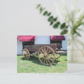 Alter Holzkarren Postkarte (Stehend Vorderseite)