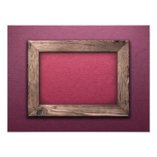 Alter Holzrahmen Fotodruck