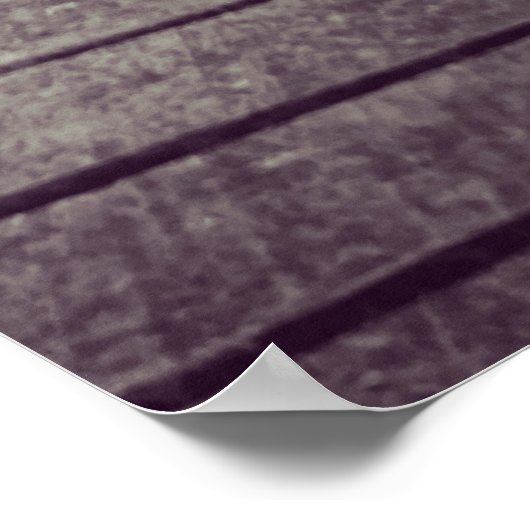 Alter Holzsteg Poster (Ecke)