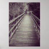 Alter Holzsteg Poster (Vorne)