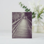 Alter Holzsteg Postkarte (Stehend Vorderseite)