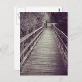 Alter Holzsteg Postkarte (Vorne/Hinten)