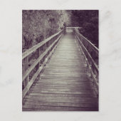 Alter Holzsteg Postkarte (Vorderseite)