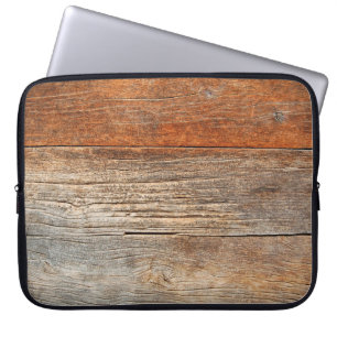 Alter Holzzaun. Holzpalisadengedeckter Hintergrund Laptopschutzhülle