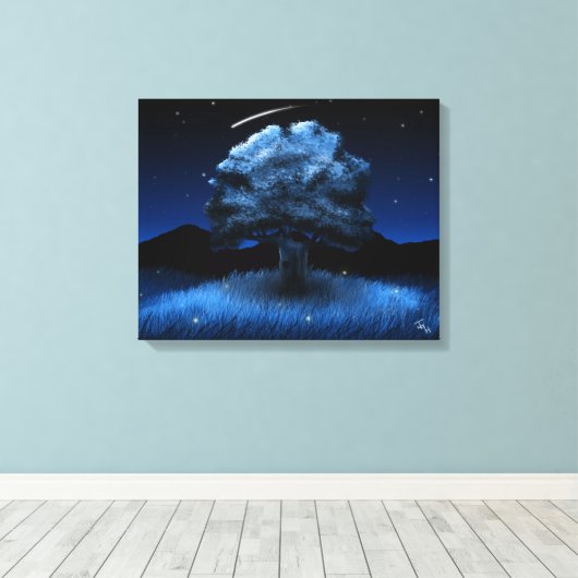 Alter Hügel Leinwanddruck (Insitu (Holzboden))