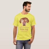 ALTER HUND WEISS T-Shirt (Vorne ganz)