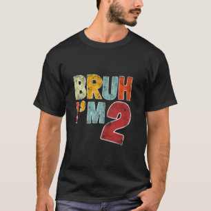 Alter ich bin 2 Jahre alt Geschenk für Jungen Mädc T-Shirt