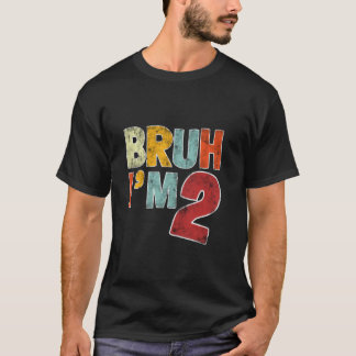 Alter ich bin 2 Jahre alt Geschenk für Jungen Mädc T-Shirt