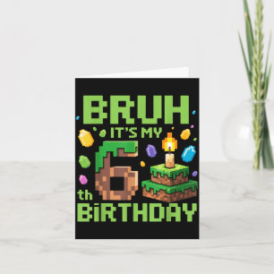 Alter, ich hab meinen 6. Geburtstag, lustiges Gebu Karte