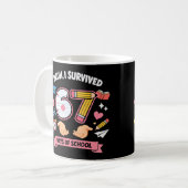 Alter, ich habe 67 Schultage überlebt Kaffeetasse (Vorderseite Links)