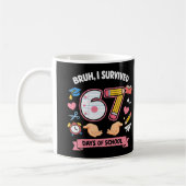 Alter, ich habe 67 Schultage überlebt Kaffeetasse (Links)