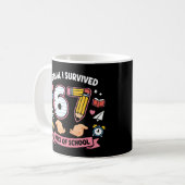 Alter, ich habe 67 Schultage überlebt Kaffeetasse (Vorderseite Links)