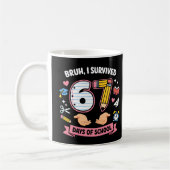 Alter, ich habe 67 Schultage überlebt Kaffeetasse (Links)
