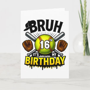 Alter, ich habe meinen 16. Geburtstag, Softll Jung Karte