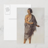 Alter Indianer Postkarte (Vorne/Hinten)